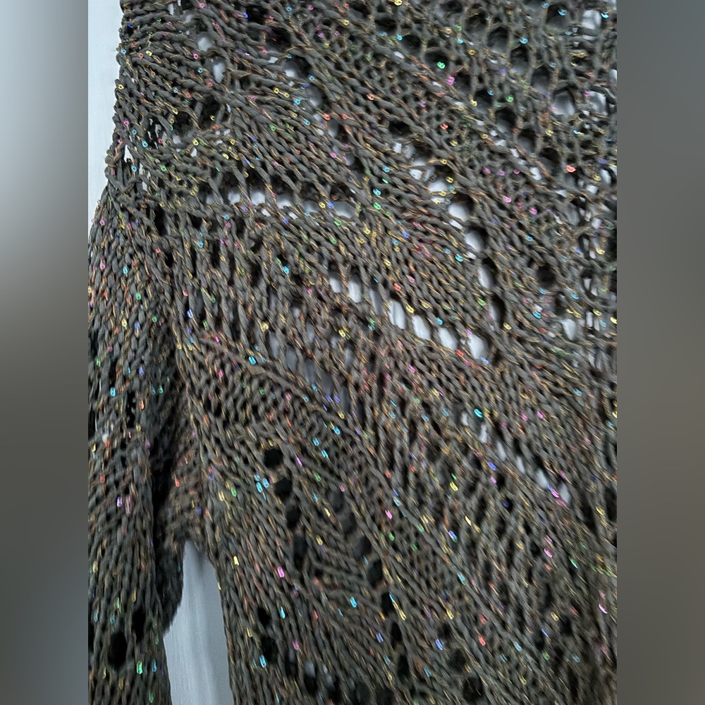 Liu Jo Glittering Knit Top With Multicolor Accents View 4